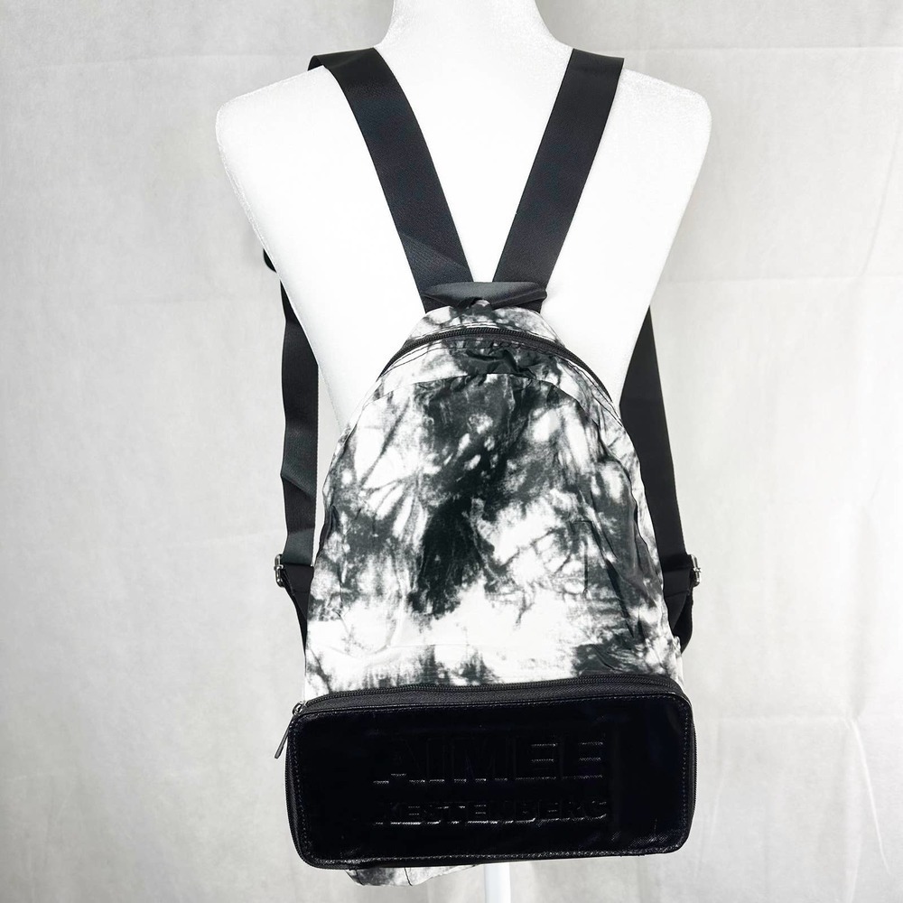 Aimee Kestenberg Nylon Packable Backpack  Leather Trim Tie Dye - Picture 8 of 8